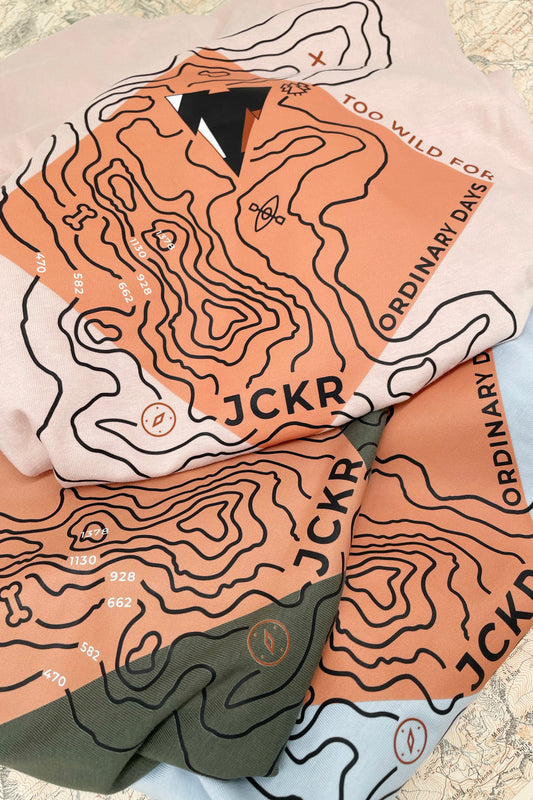 DERNA • Printed Organic Cotton T-shirt For Those Who Wander