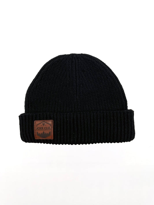TEO • Fisherman Beanie with Leather Patch - variable | JCKR clothing