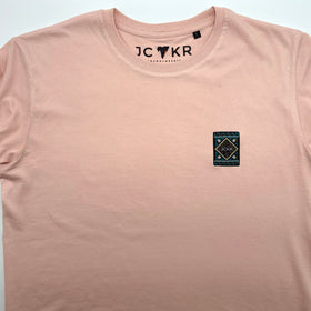 GINGER • Organic Cotton T-shirt with Embroidered Patch • JCKR Clothing