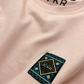 GINGER • Organic Cotton T-shirt with Embroidered Patch • JCKR Clothing