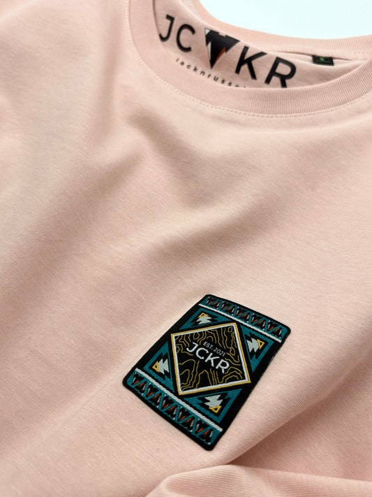 GINGER • Organic Cotton T-shirt with Embroidered Patch • JCKR Clothing