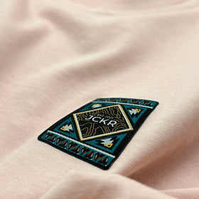 GINGER • Organic Cotton T-shirt with Embroidered Patch • JCKR Clothing