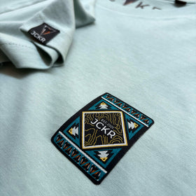 GINGER • Organic Cotton T-shirt with Embroidered Patch • JCKR Clothing