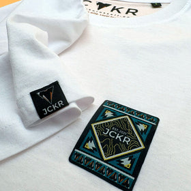 GINGER • Organic Cotton T-shirt with Embroidered Patch • JCKR Clothing