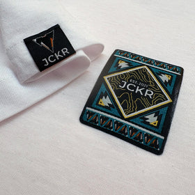 GINGER • Organic Cotton T-shirt with Embroidered Patch • JCKR Clothing