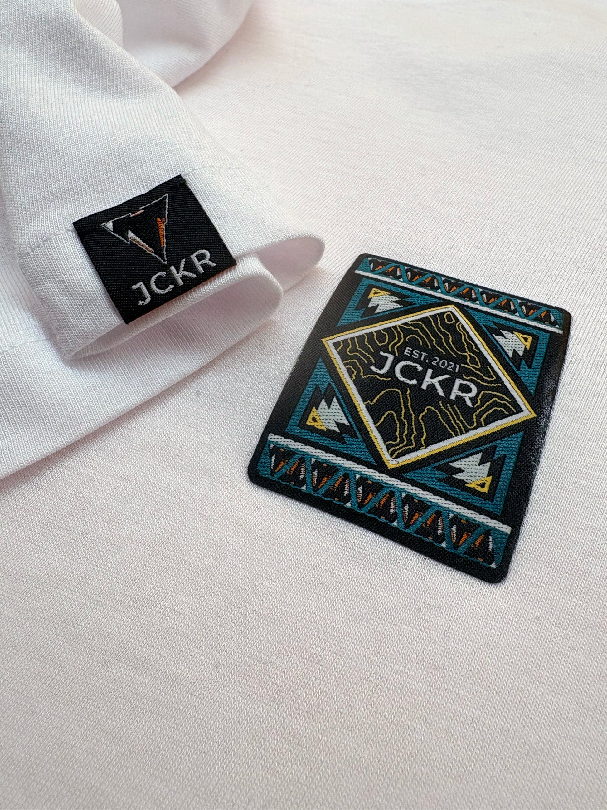 GINGER • Organic Cotton T-shirt with Embroidered Patch • JCKR Clothing