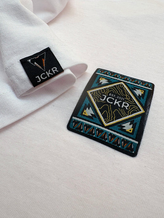 GINGER • Organic Cotton T-shirt with Embroidered Patch • JCKR Clothing