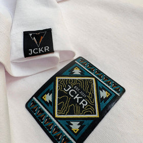 GINGER • Organic Cotton T-shirt with Embroidered Patch • JCKR Clothing