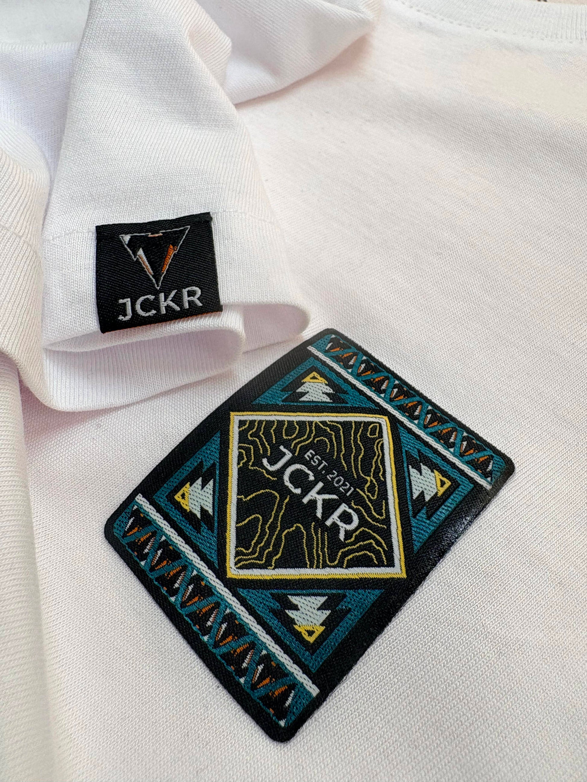 GINGER • Organic Cotton T-shirt with Embroidered Patch • JCKR Clothing