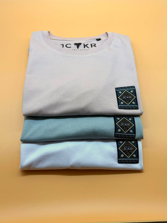 GINGER • Organic Cotton T-shirt with Embroidered Patch • JCKR Clothing