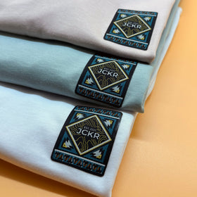 GINGER • Organic Cotton T-shirt with Embroidered Patch • JCKR Clothing