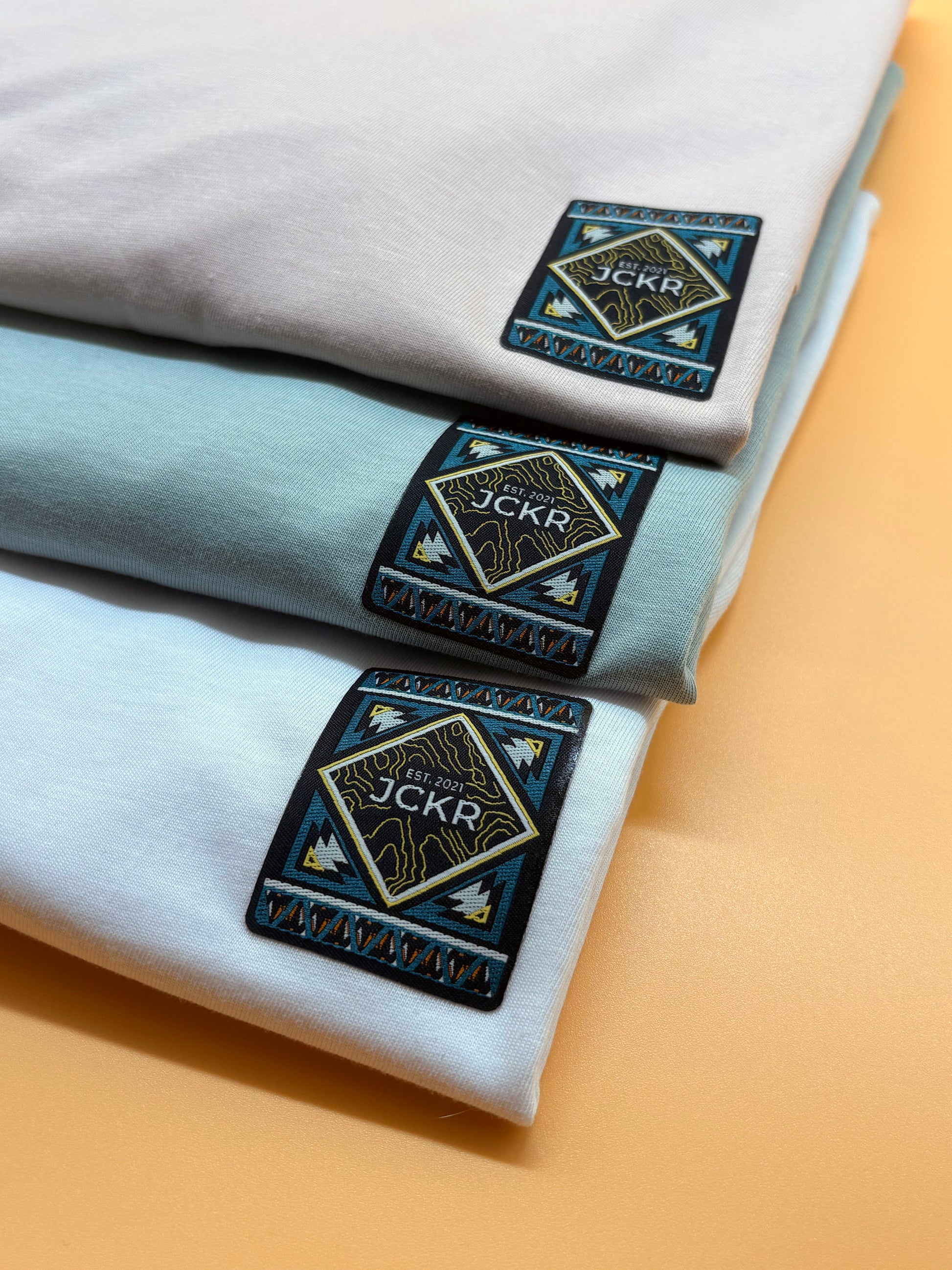 GINGER • Organic Cotton T-shirt with Embroidered Patch • JCKR Clothing