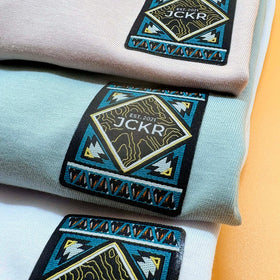 GINGER • Organic Cotton T-shirt with Embroidered Patch • JCKR Clothing