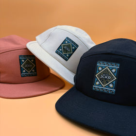 GINGER • 5-Panels Hat with Embroidered Patch • JCKR Clothing