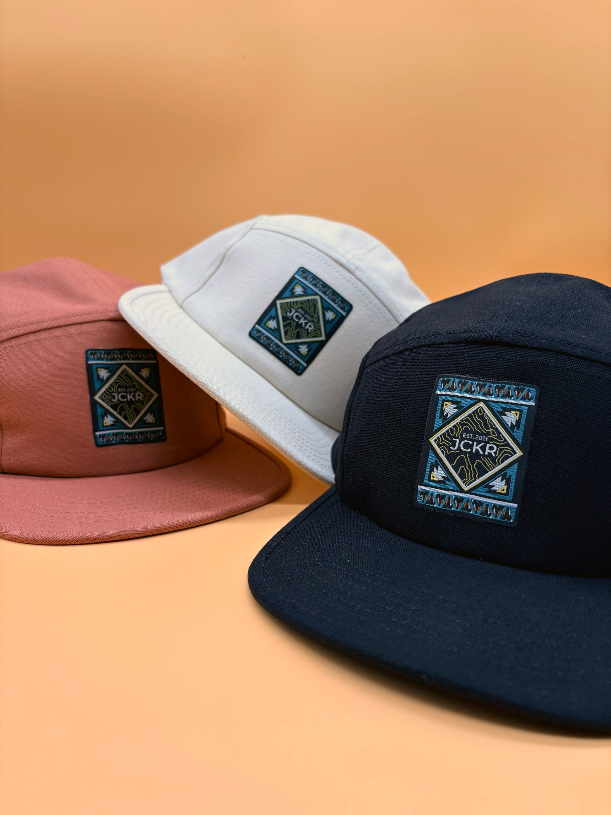 GINGER • 5-Panels Hat with Embroidered Patch • JCKR Clothing