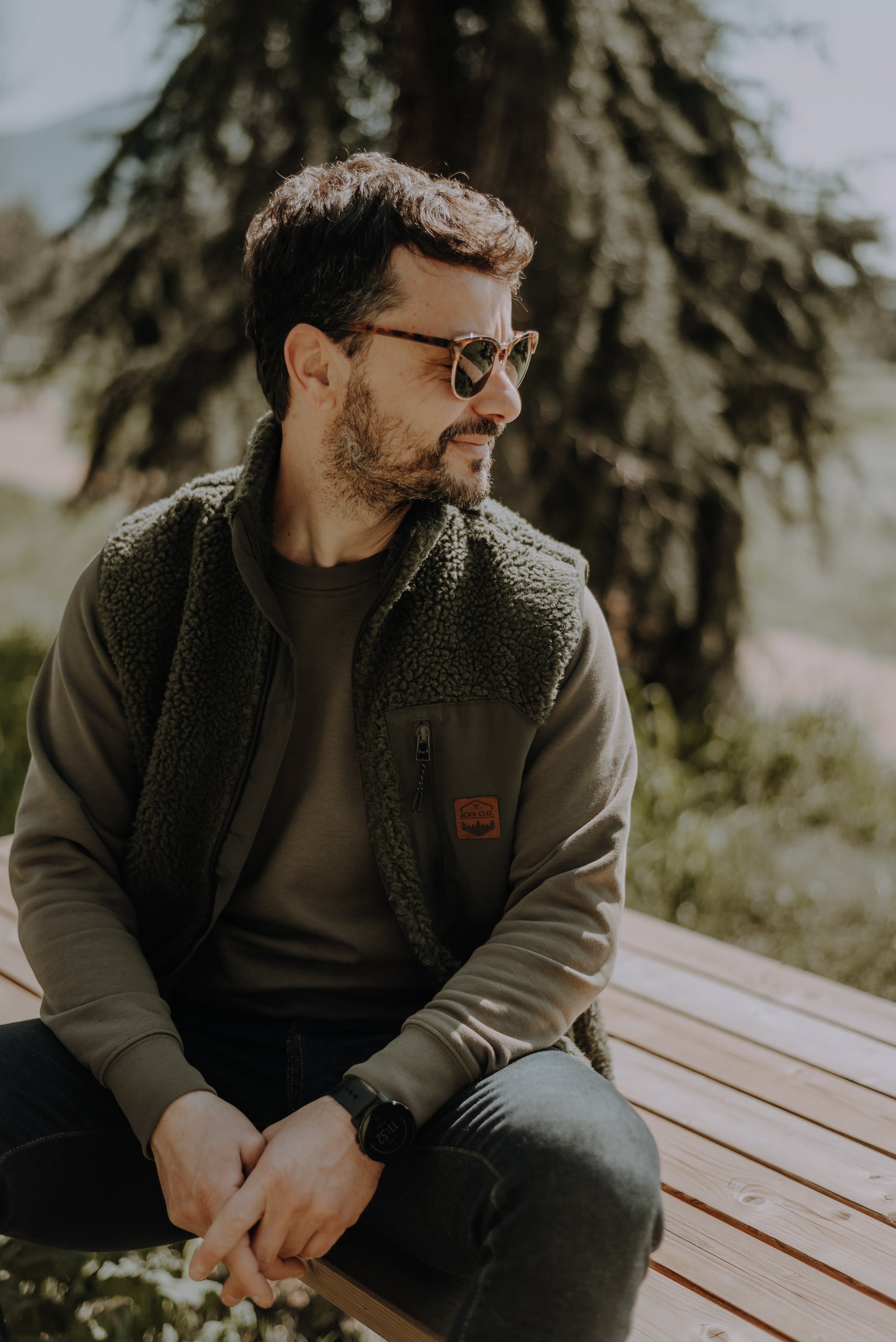 BREC • Sherpa Organic Fleece Vest • JCKR Clothing