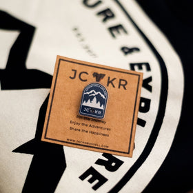 ADVENTURE & EXPLORE Acrylic Pin - simple | JCKR clothing