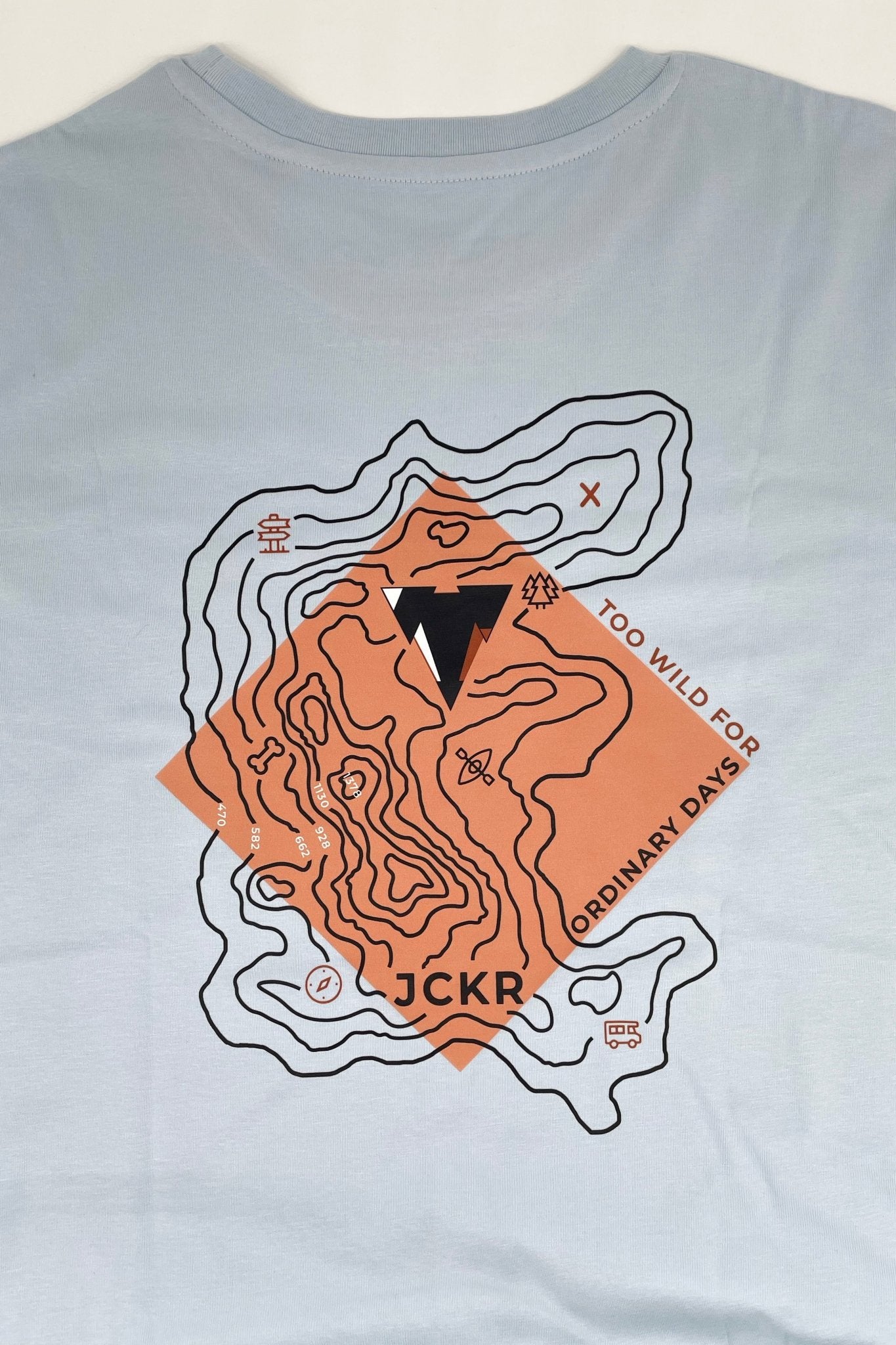 DERNA • Printed Organic Cotton T-shirt For Those Who Wander - variable | JCKR clothing