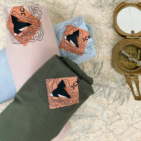 DERNA • Printed Organic Cotton T-shirt For Those Who Wander - variable | JCKR clothing