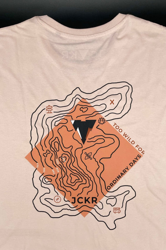 DERNA • Printed Organic Cotton T-shirt For Those Who Wander - variable | JCKR clothing