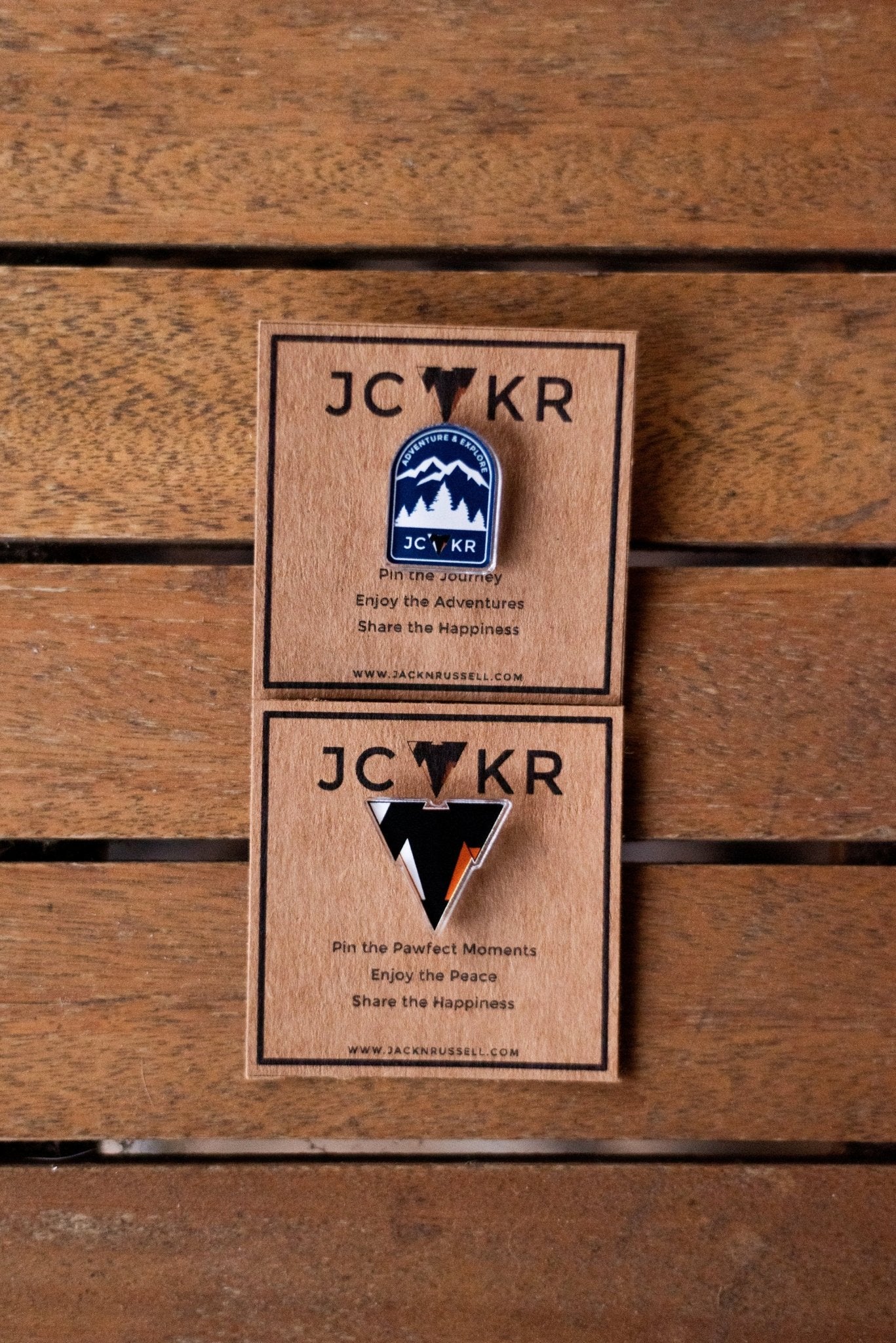 DUO of Acrylic Pins 01 - simple | JCKR clothing