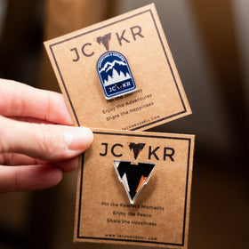 JCKR Classic Logo Acrylic Pin - simple | JCKR clothing
