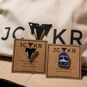 JCKR Classic Logo Acrylic Pin - simple | JCKR clothing