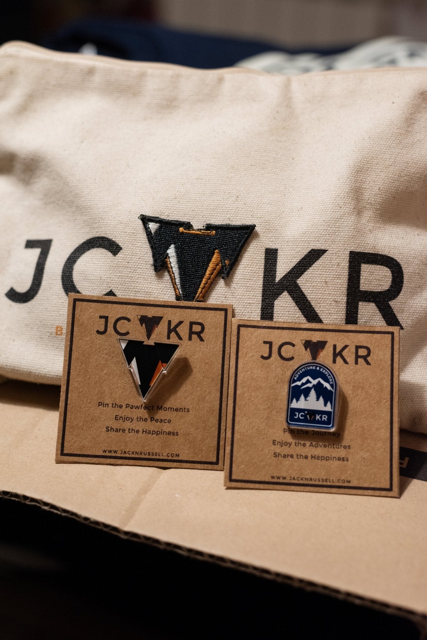 JCKR Classic Logo Acrylic Pin - simple | JCKR clothing