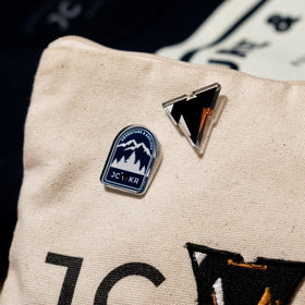 JCKR Classic Logo Acrylic Pin - simple | JCKR clothing