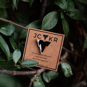 JCKR Classic Logo Acrylic Pin - simple | JCKR clothing
