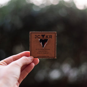 JCKR Classic Logo Acrylic Pin - simple | JCKR clothing