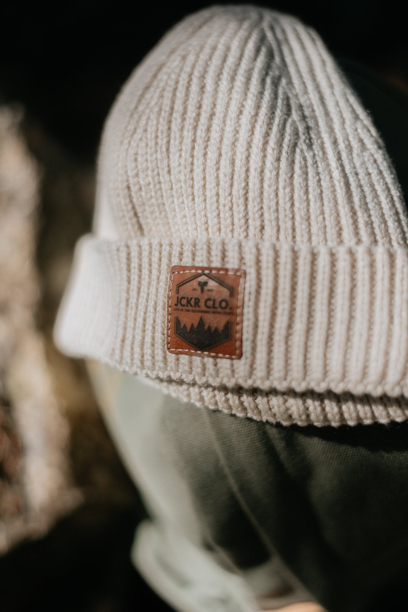 TEO • Fisherman Beanie with Leather Patch - variable | JCKR clothing