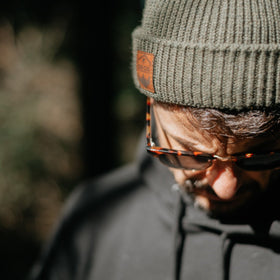 TEO • Fisherman Beanie with Leather Patch - variable | JCKR clothing