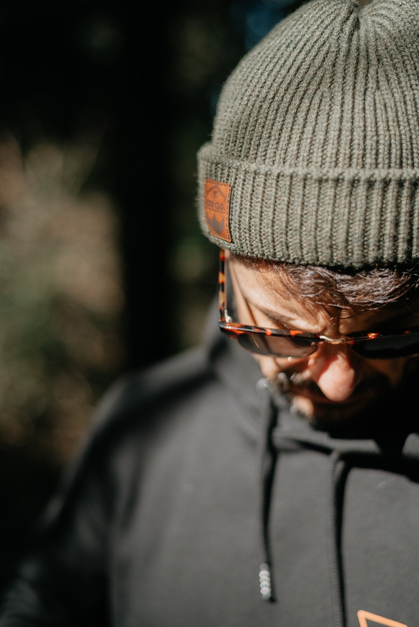 TEO • Fisherman Beanie with Leather Patch - variable | JCKR clothing