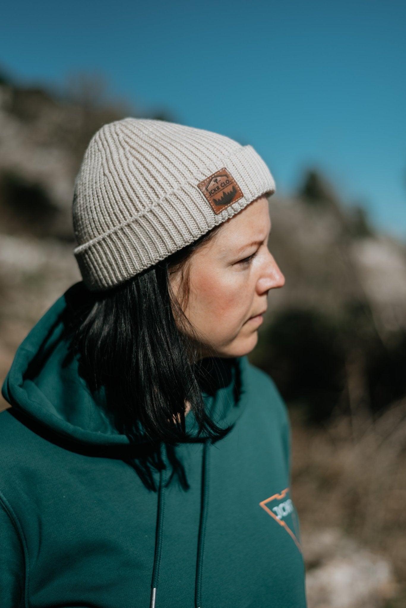 TEO • Fisherman Beanie with Leather Patch - variable | JCKR clothing