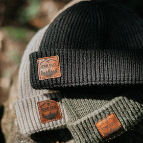 TEO • Fisherman Beanie with Leather Patch - variable | JCKR clothing