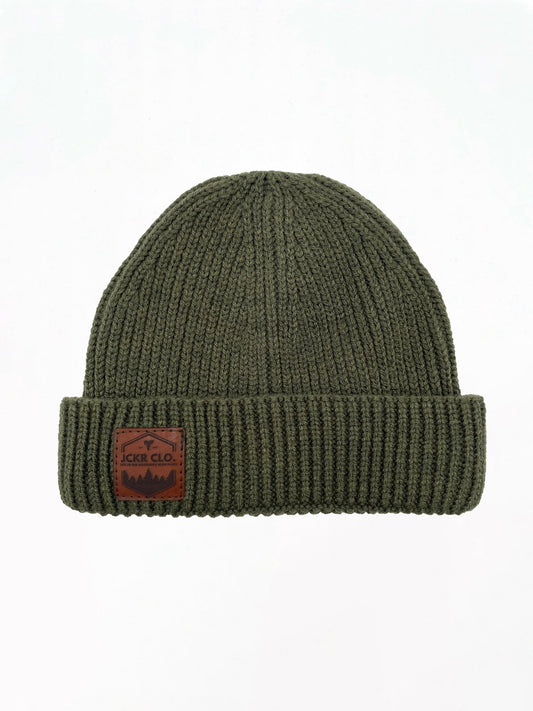 TEO • Fisherman Beanie with Leather Patch - variable | JCKR clothing