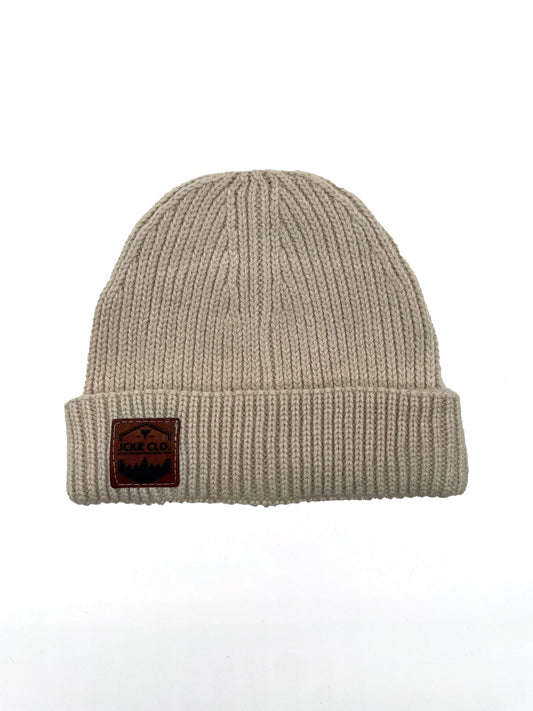 TEO • Fisherman Beanie with Leather Patch - variable | JCKR clothing